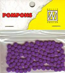Mini Pompons - lila