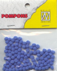 Mini Pompons - hellblau