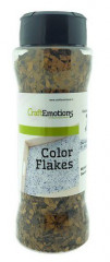CraftEmotions Color Flakes - Granit Braun Paint Flakes