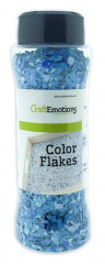 CraftEmotions Color Flakes - Granit Blau Paint Flakes