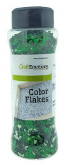 CraftEmotions Color Flakes - Granit Grün Schwarz Paint Flakes