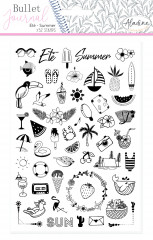Aladine Bullet Journal Foam Stamps - Summer