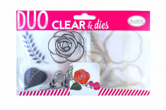 Aladine Clear Stamps and Dies - Rose