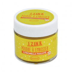 IZINK Embossing Powder - Citronella Paillete