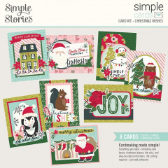 Simple Cards Card Kit - Christmas Wishes, Holly Days