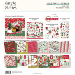 Simple Stories Holly Days 12x12 Collectors Essential Kit