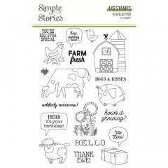 Simple Stories Clear Stamps - Homegrown