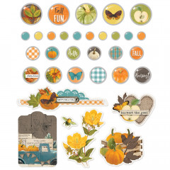 Simple Stories Decorative Brads - Country Harvest