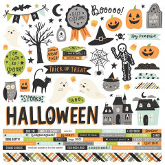Simple Stories Spooky Nights 12x12 Collectors Essential Kit