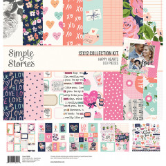Simple Stories Happy Hearts 12x12 Collection Kit
