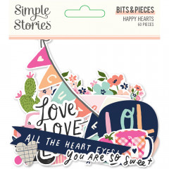 Bits and Pieces Die-Cuts - Happy Hearts