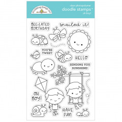 Doodle Clear Stamps - Oh Boy