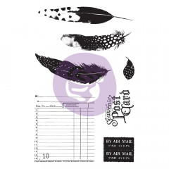 Cling Rubber Stamps and Stencil - Midnight Garden