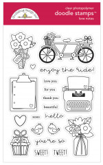 Clear Stamps - Love Notes Doodle