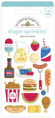 Sprinkles Adhesive Enamel Shapes - Taste of Summer
