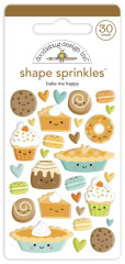 Sprinkles Adhesive Enamel Shapes - Bake Me Happy