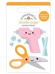 Doodle-Pops 3D Sticker - Cute and Crafty