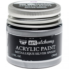 Art Alchemy Metallique Acrylic Paint - Silver Spoon