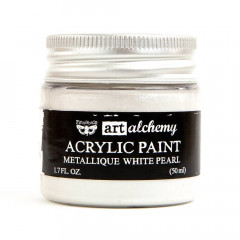 Art Alchemy Metallique Acrylic Paint - White Pearl