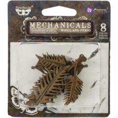 Finnabair Mechanicals Metal Embellishments - Woodland Ferns