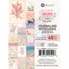 Golden Coast Journaling Cards 3x4