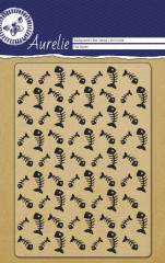 Clear Stamps - Fish Bones Background