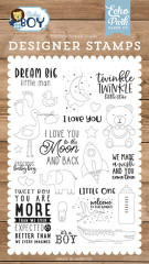 Clear Stamps - Dream Big Little Man, Baby Boy