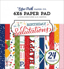 Birthday Salutations 6x6 Paper Pad