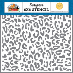 Carta Bella 6x6 Stencil - Cheetah