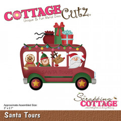 Cottage Cutz Die - Santa Tours