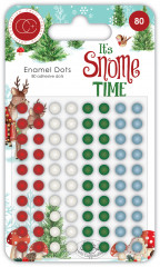 Adhesive Enamel Dots - Its Snome Time