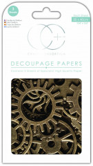 Decoupage Paper - Old Cogs