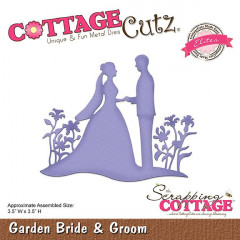 CottageCutz Dies - Garden Bride and Groom