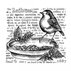 Unmounted Rubber Stamps - The Redbreast