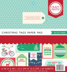 Christmas Tags 6x6 Paper Pad