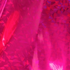 Heat Activated Foil - Iridescent Triangular Pink