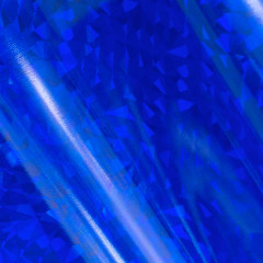 Heat Activated Foil - Blue Iridescent Triangular Pattern