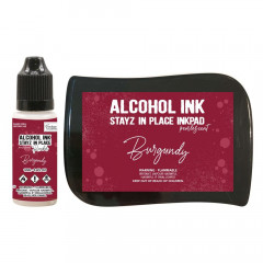 Alcohol Ink Stayz in Place Inkpad - Pearlescent Burgundy