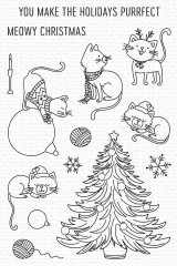 Clear Stamps - Meowy Christmas