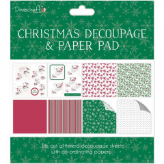 Christmas White Bears Decoupage Paper Pad