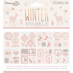 Winter Sparkle 8x8 Decoupage Pad