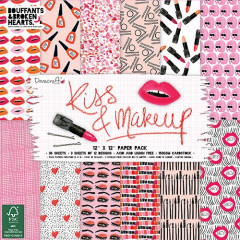 Kiss and Makeup 12x12 Paper Pad