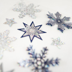 Winter Wonderland Holographic Snowflakes