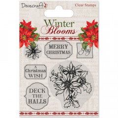 Clear Stamps -  Winter Blooms Poinsettias