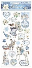 Stamperia Adhesive Chipboard - Winter Tales