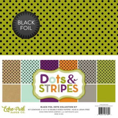 Dots and Stripes Black Foil Collection Kit