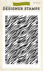 Clear Stamps - Background Zebra Print