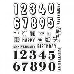 Gemini Clear Stamps and Die - Milestone Celebrations