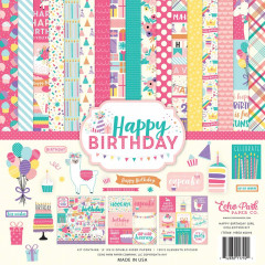 Happy Birthday Girl 12x12 Collection Kit