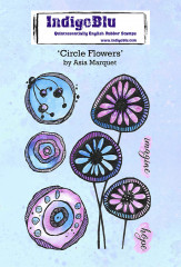 Rubber Stamps - Circle Flowers by Asia